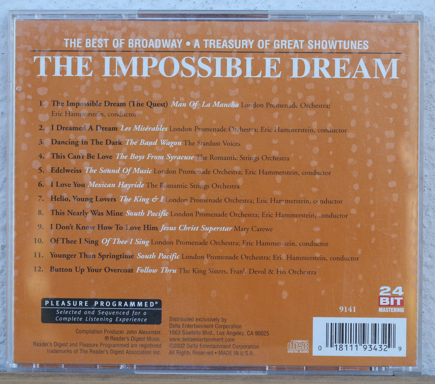 The Impossible Dream- The Best of Broadway (cd)