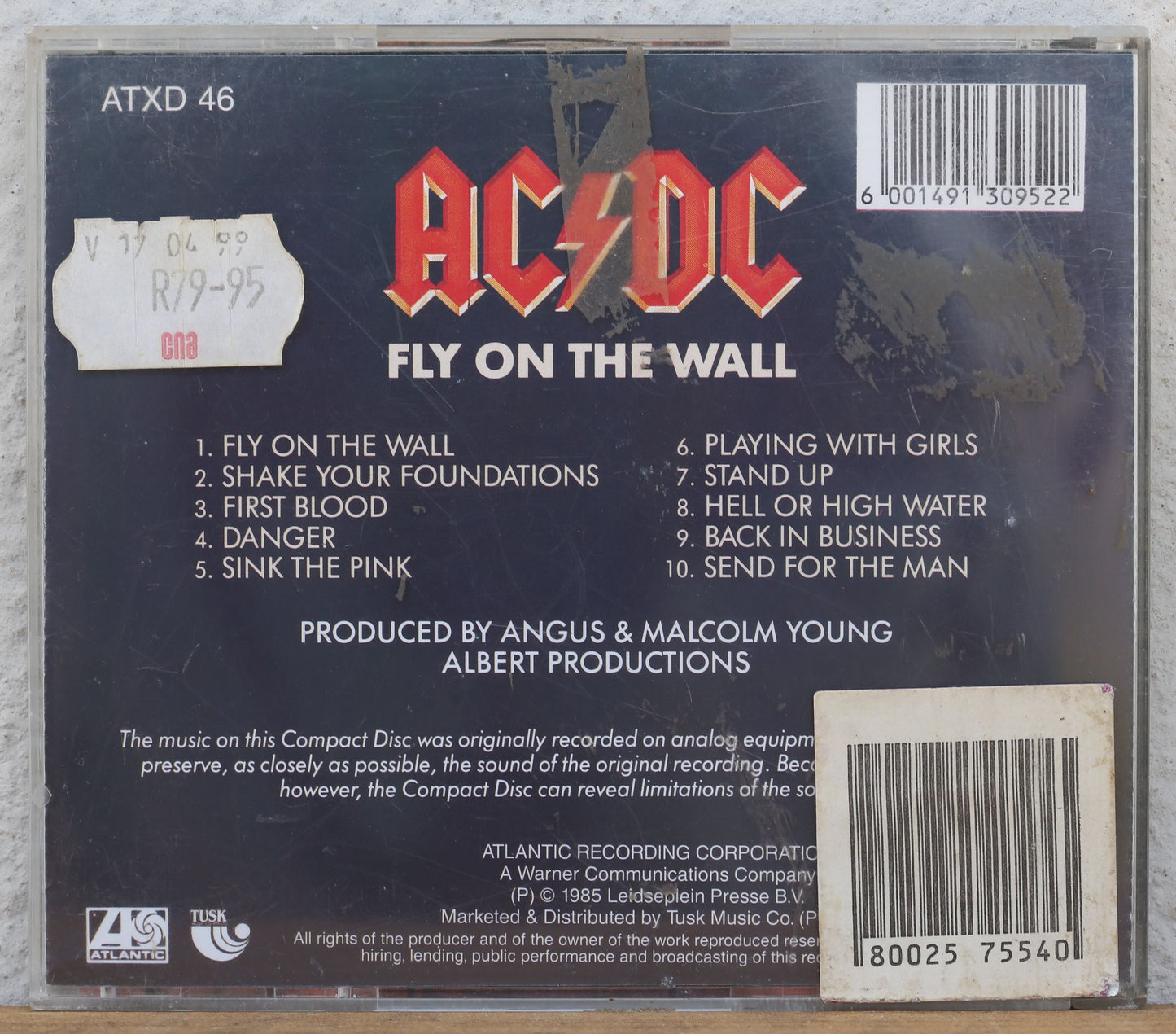 AC/DC - Fly on the wall (cd)