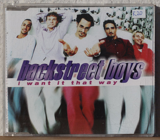 Backstreet Boys - I want it that way (cd single)