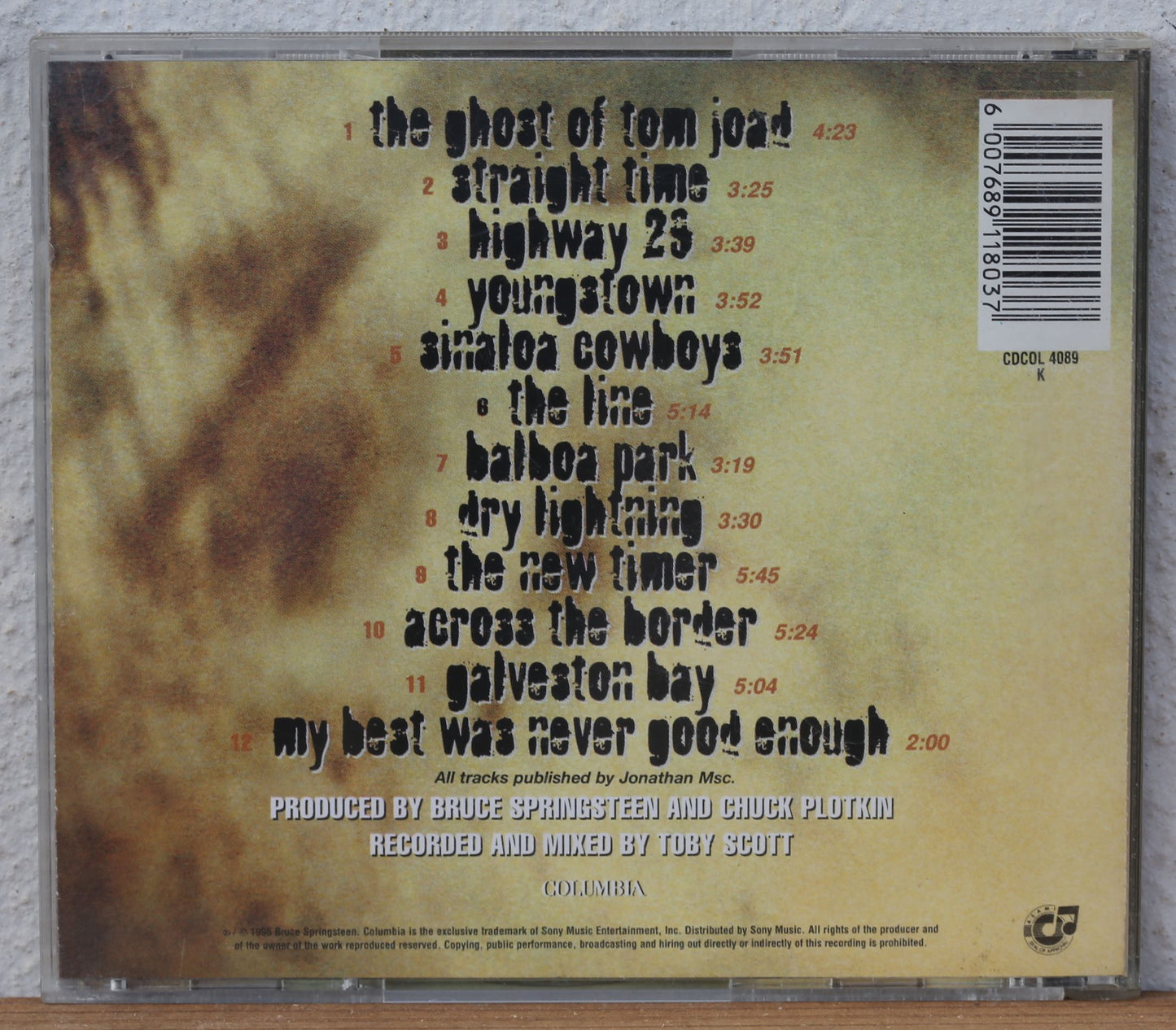 Bruce Springsteen - The ghost of Tom Joad (cd)