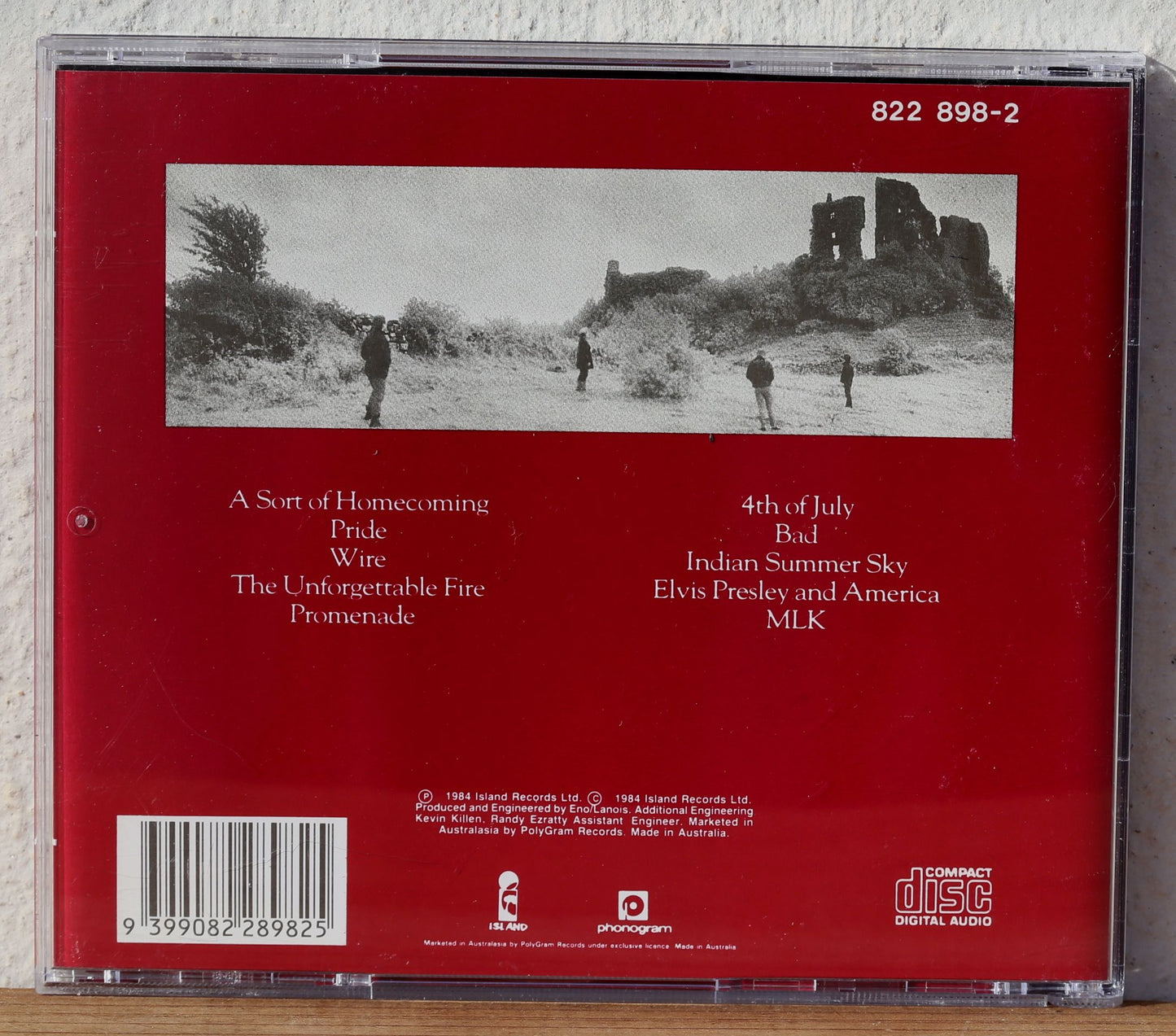 U2 - The unforgettable fire (cd)