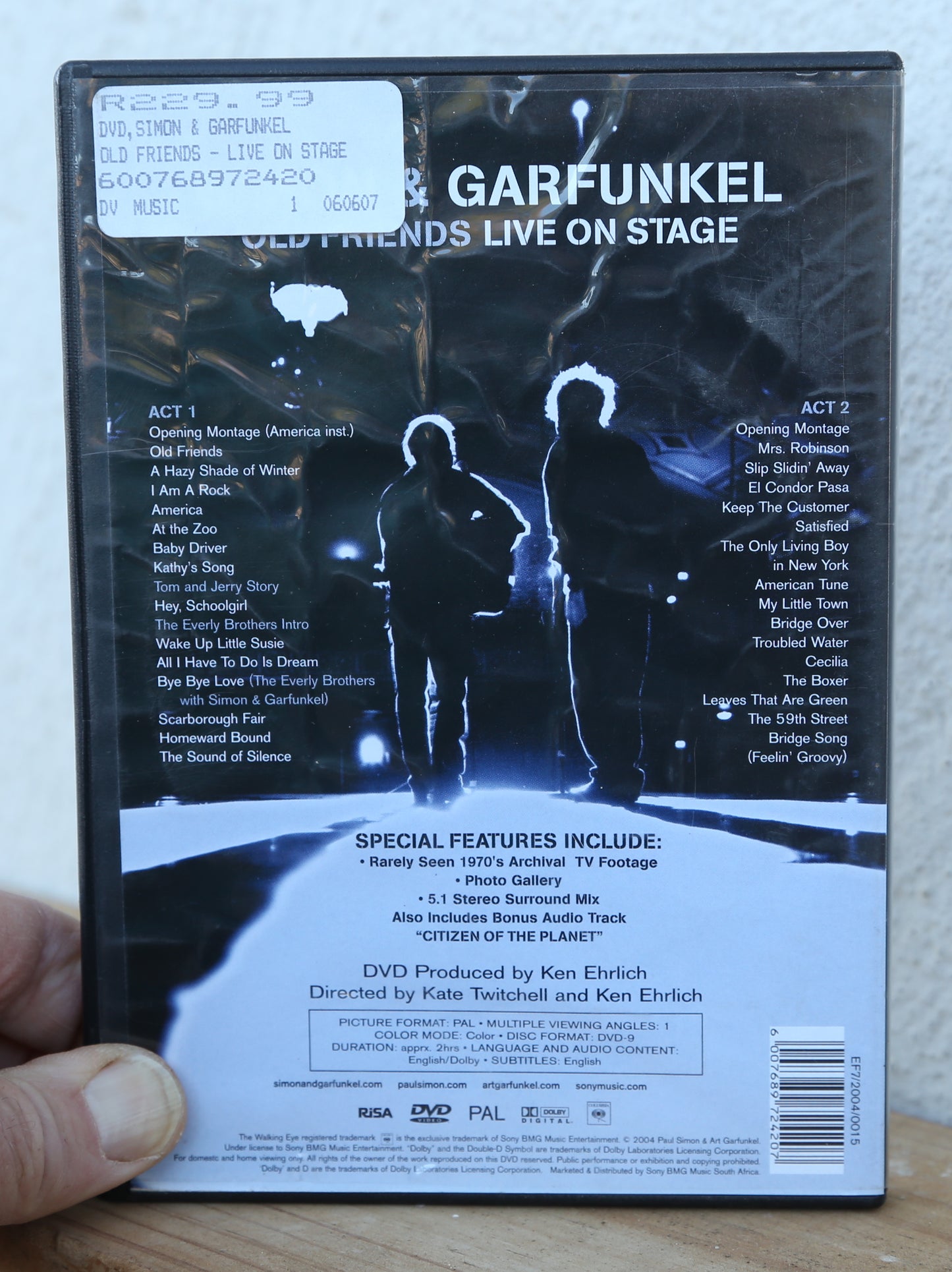 Simon & Garfunkel - Old friends (live on stage) dvd