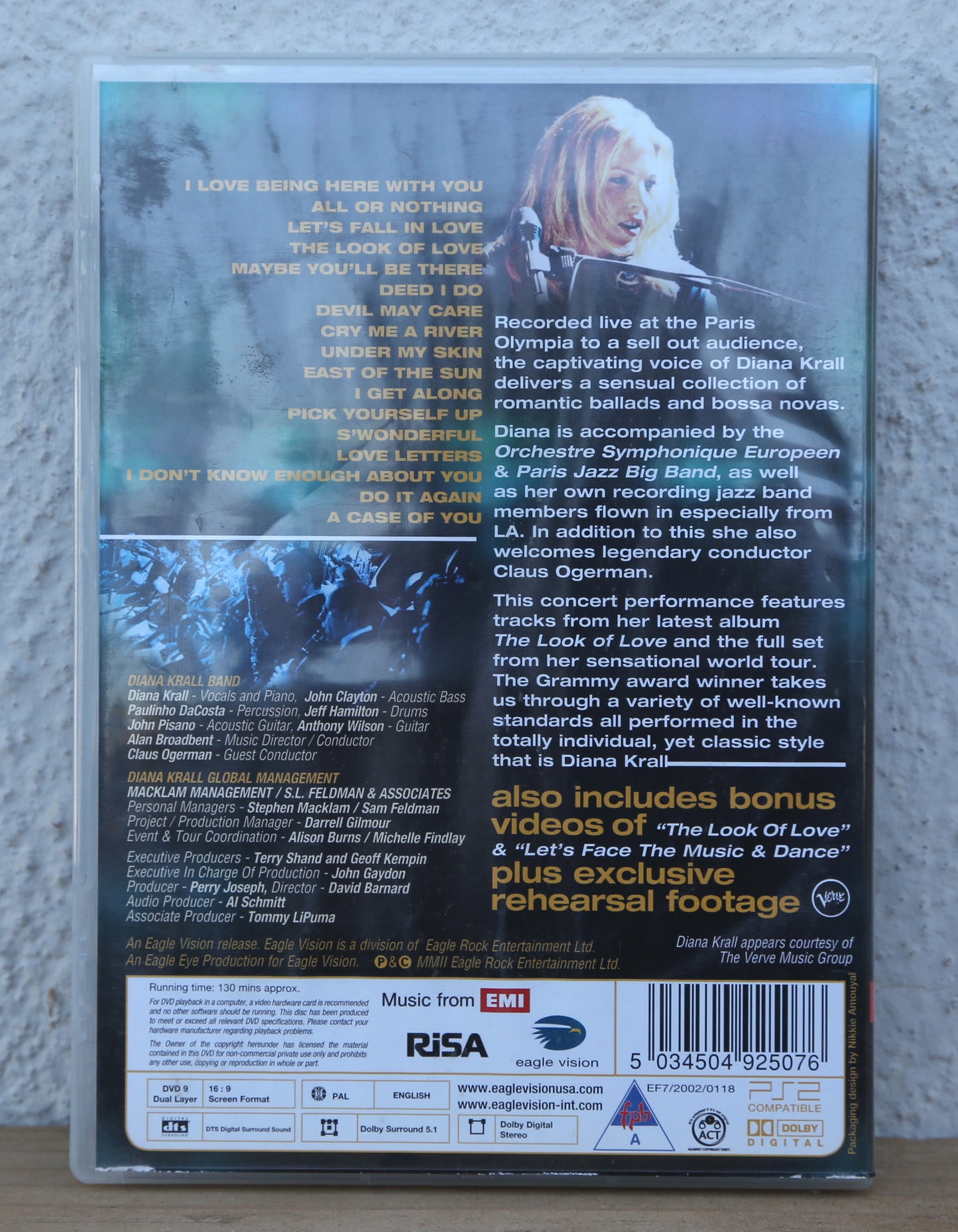 Diana Krall - Live in Paris (dvd)