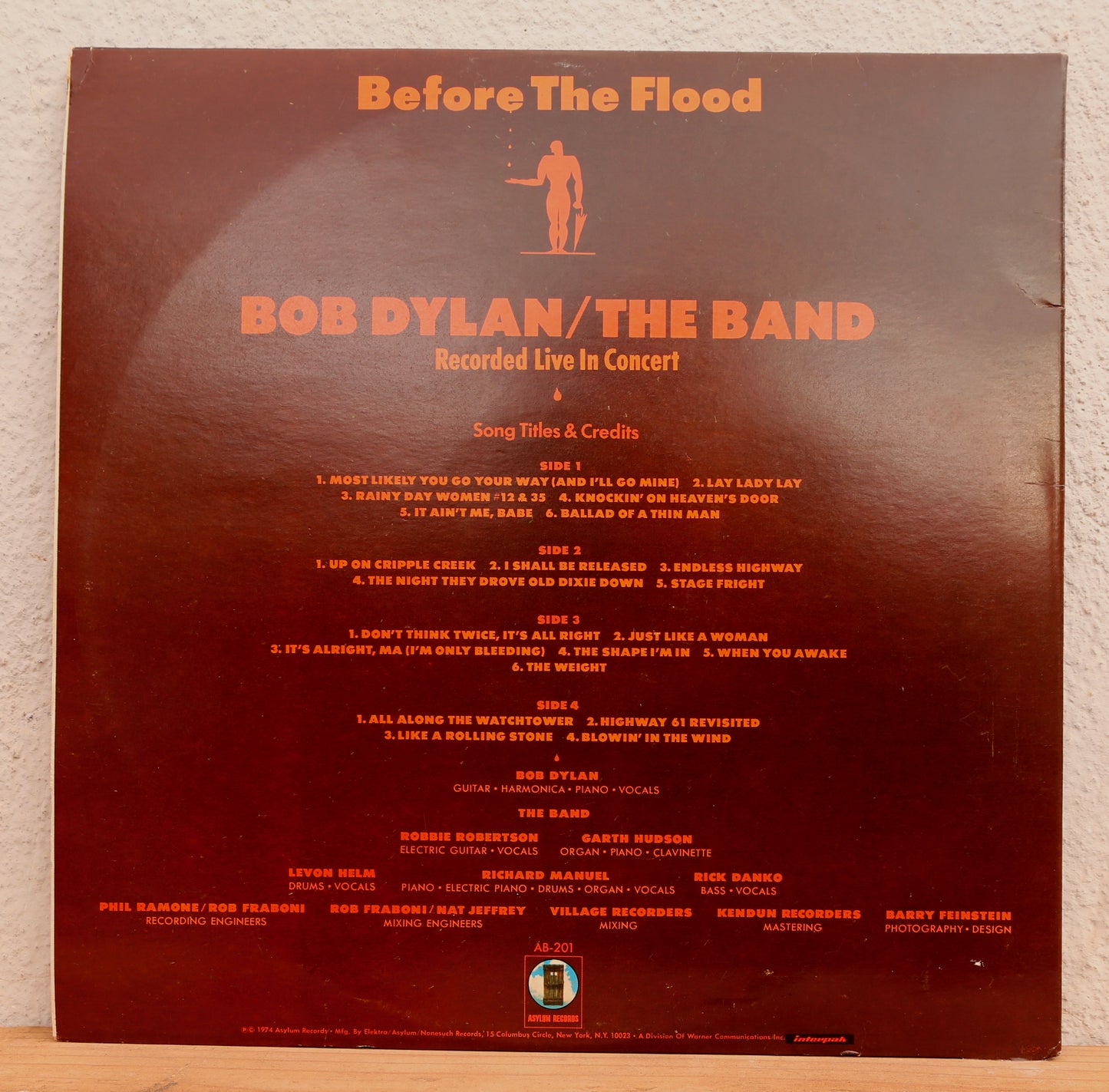 Bob Dylan - Before the flood