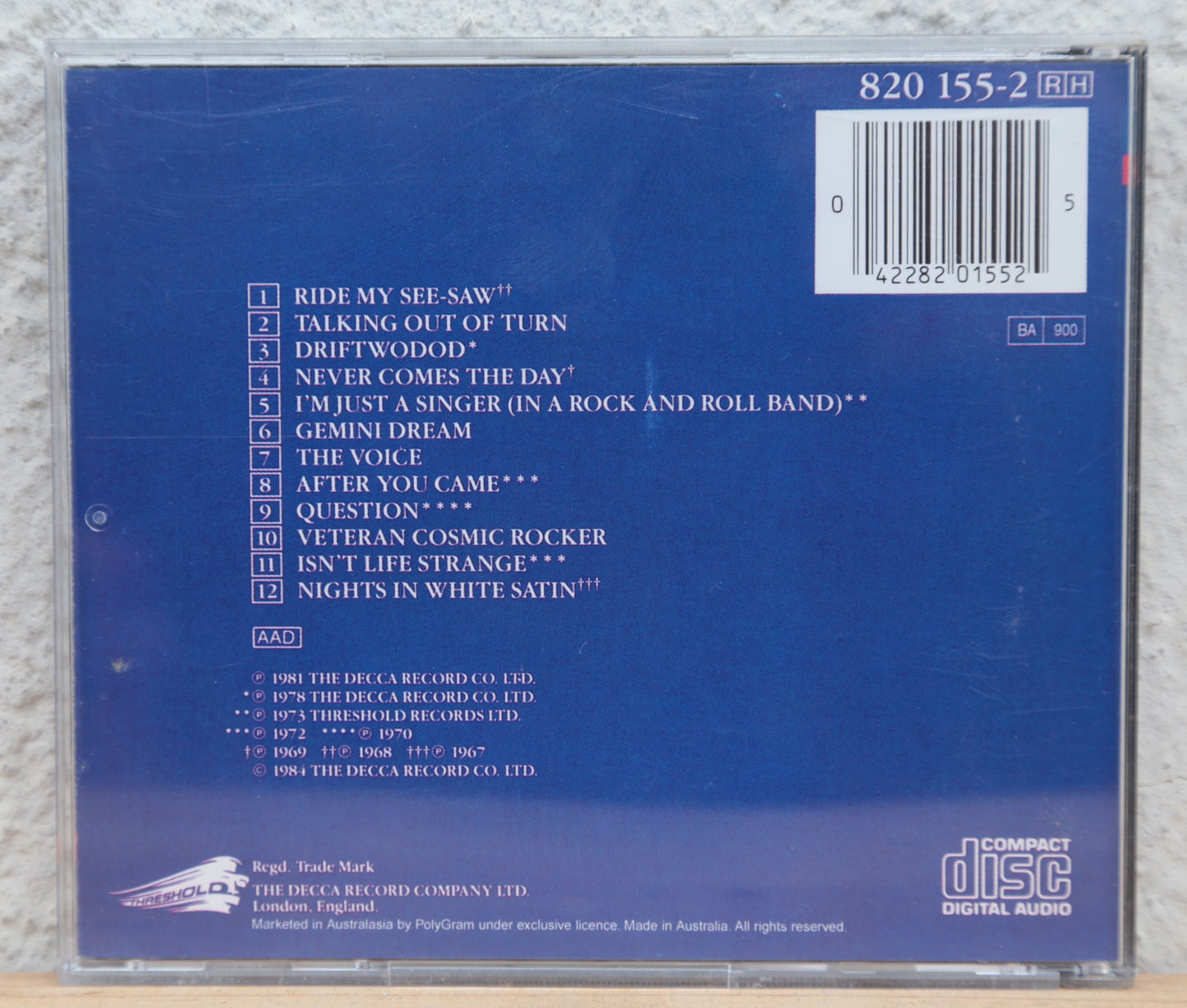 Moody Blues - Voices in the sky (best of The Moody Blues) cd