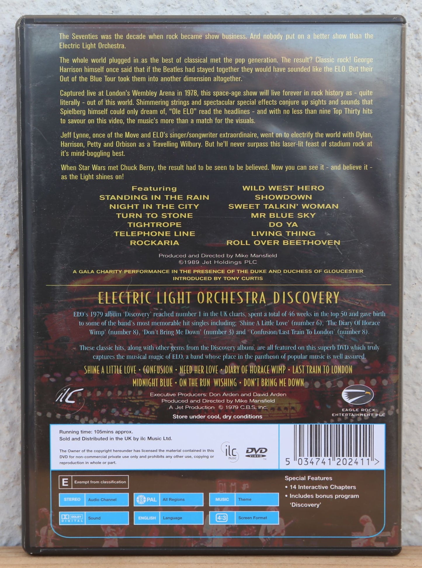 Electric light Orchestra - Out of the blue tour, live at Wembley (dvd)