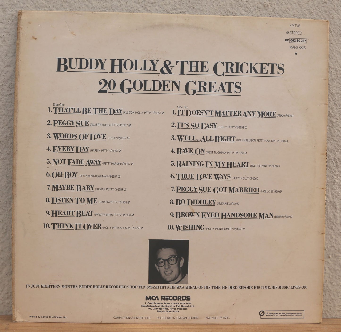 Buddy Holly & The Crickets - 20 Golden Greats