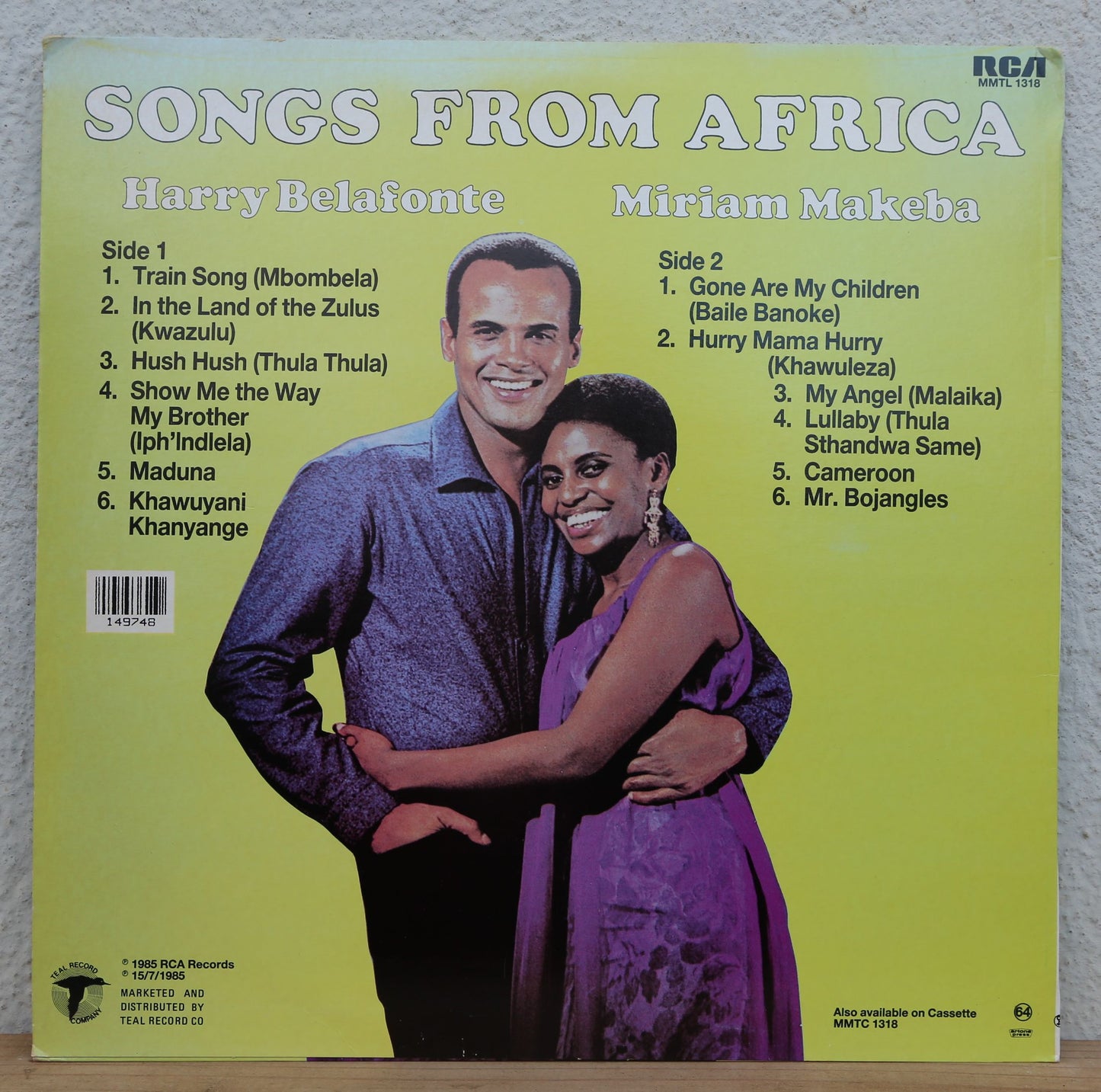 Harry Belafonte & Miriam Makeba - Songs from Africa