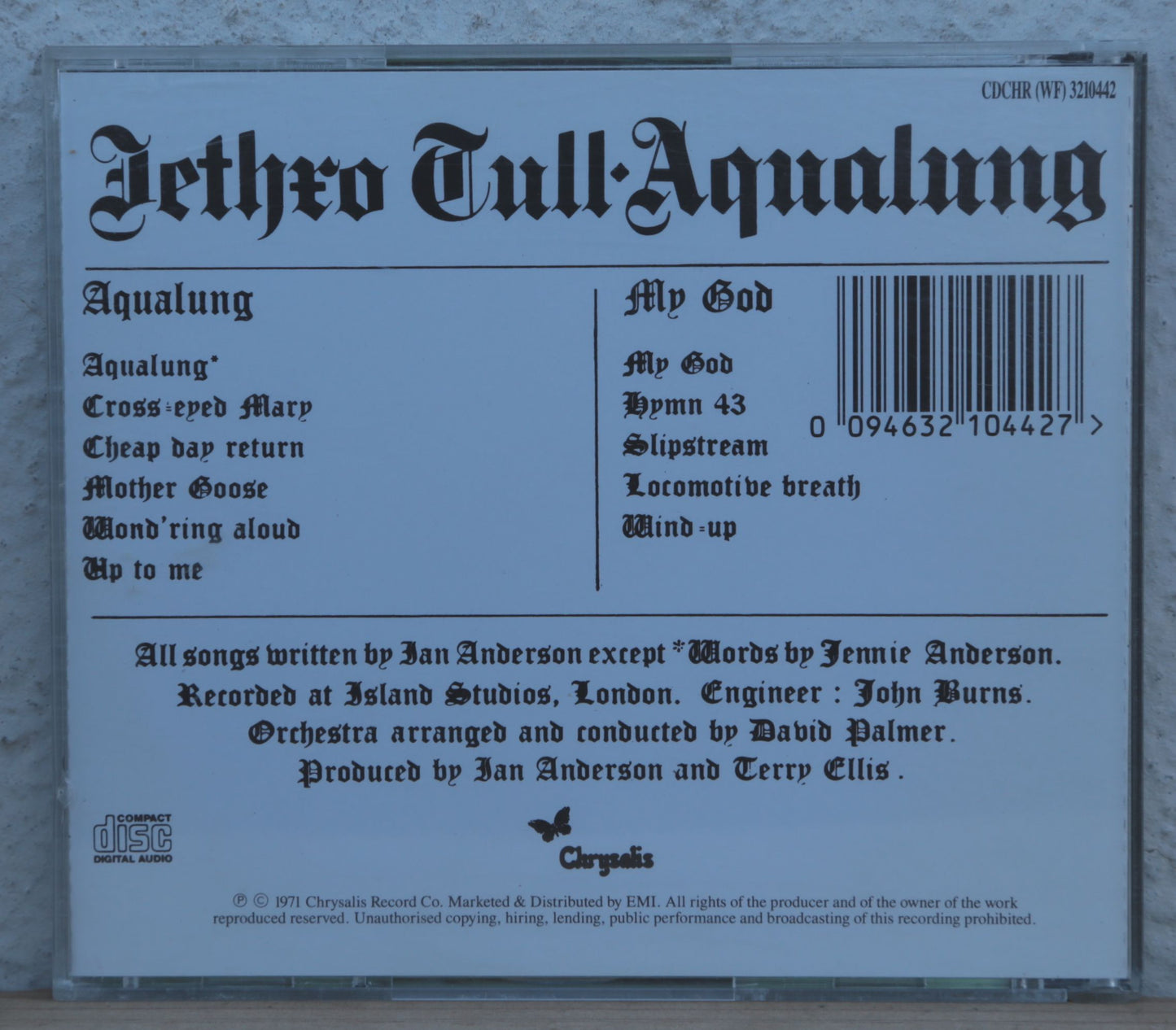 Jethro Tull - Aqualong (cd)