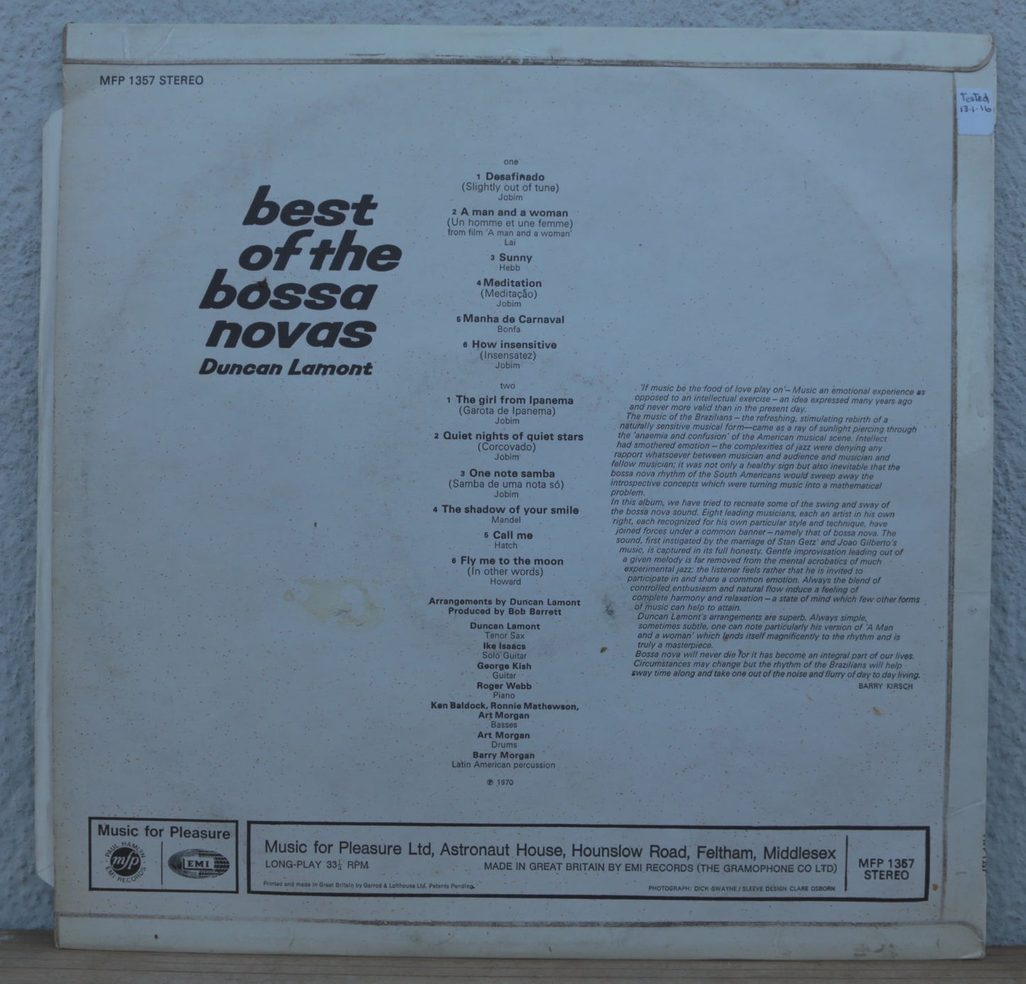 Best of the Bossa Novas (various artists)