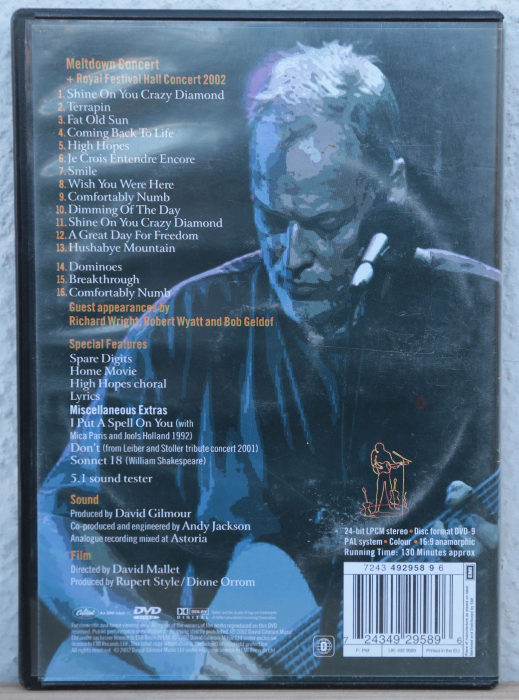 David Gilmour - In Concert (cd) – R62 Music Store