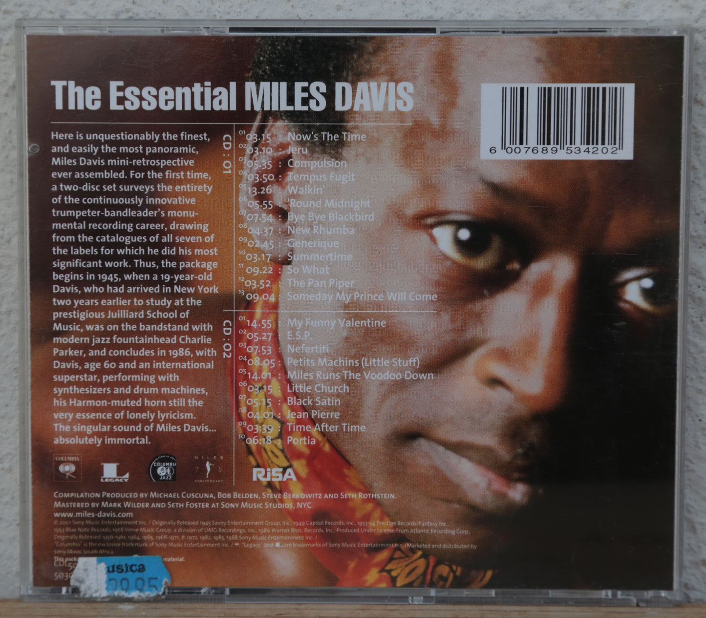 Miles Davis - The essential Miles Davis (double disc cd)