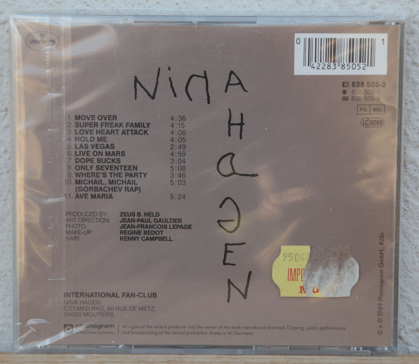 Nina Hagen - Nina Hagen (cd)