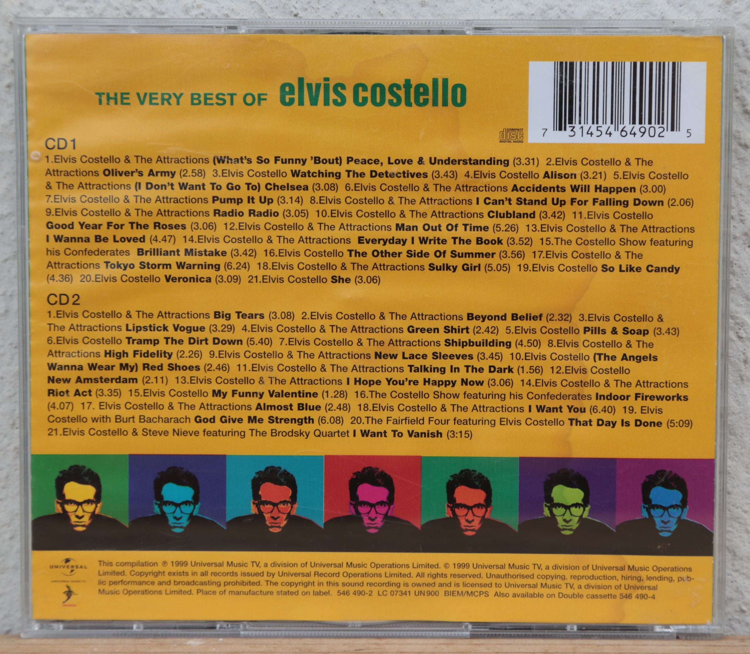 Elvis Costello - The Very Best Of Elvis Costello (double Disc) – R62 ...