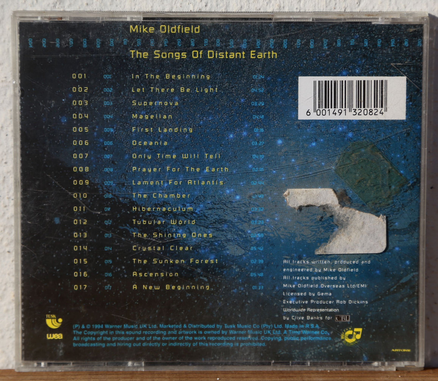 Mike Oldfield - The song of distant earth (cd)