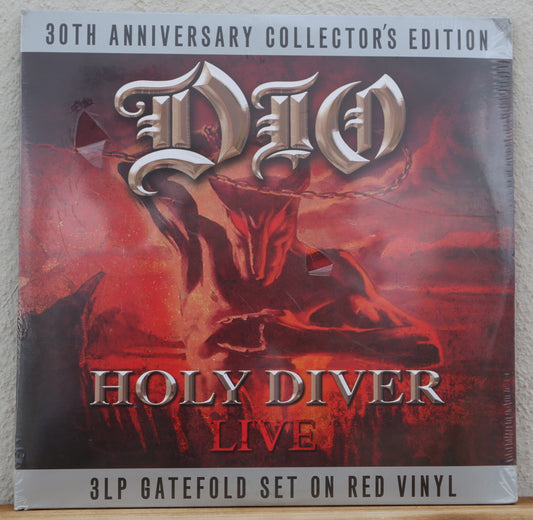 Dio - Holy Diver Live (new/sealed) 3 LP set pressed on red vinyl